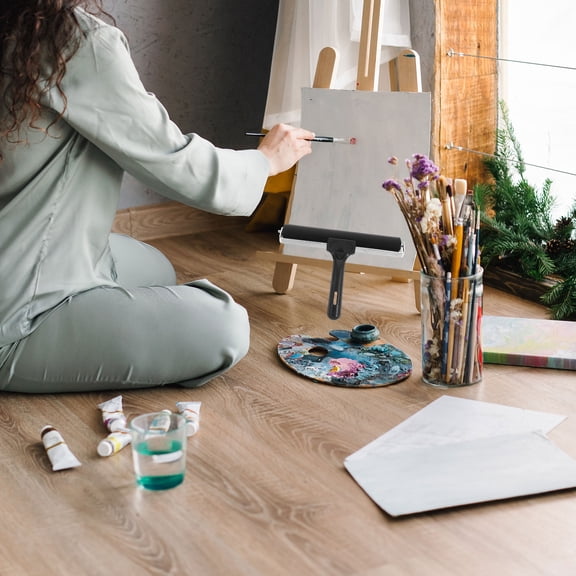 LOLIPPYY Rubber Ink Applicator Roller for Printmaking Stamping and Craft Art Projects