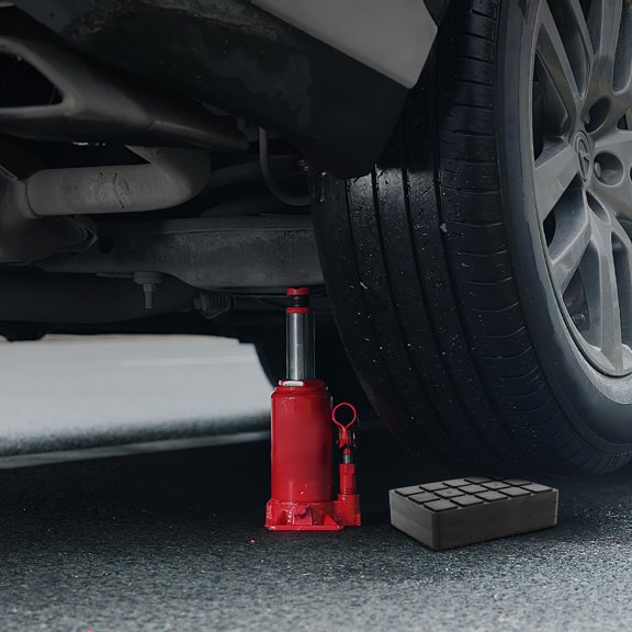 LOLIPPYY Rubber Jack Pad Adapter for Automotive Floor Jack with Enhanced Height and Stable Base