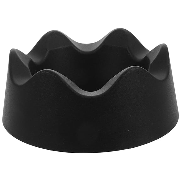 LOLIPPYY Rugby Ball Stand with Sleek Black Plastic Base for Secure Ball Storage and Display