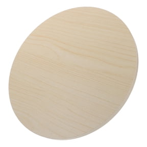 LOLIPPYY Rustic Beige Round Wood Dining Table Top for Coffee Tables and End Table Replacement