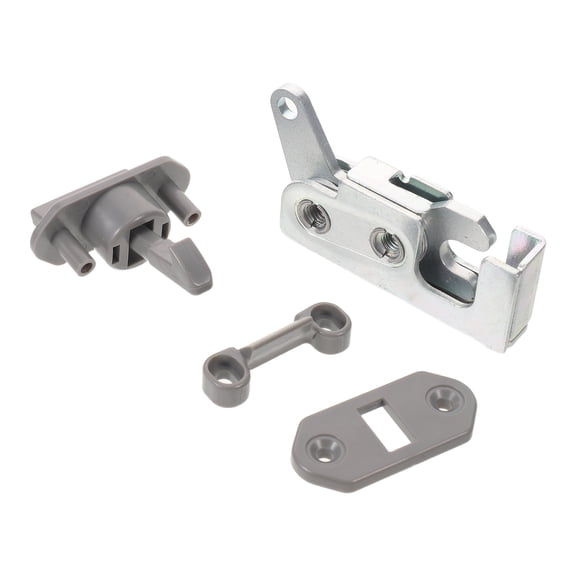 LOLIPPYY Rv Trailer Door Latch Plated Silver Metal Rotary Lock Heavy Duty Flush Mount Catch