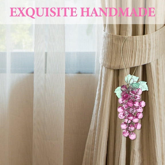 LOLIPPYY Safe Acrylic Grape Beaded Ornament for Festive Party Decor and Celebration Props