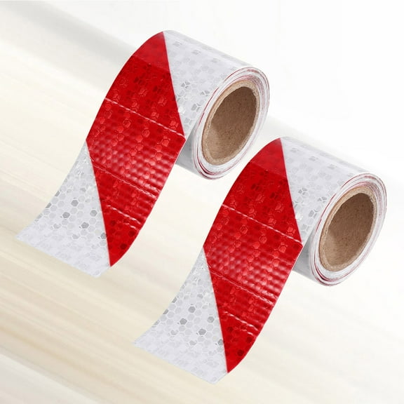 LOLIPPYY Safety Sticker Reflective Tape Weather Resistant for Vehicle and Outdoor Use