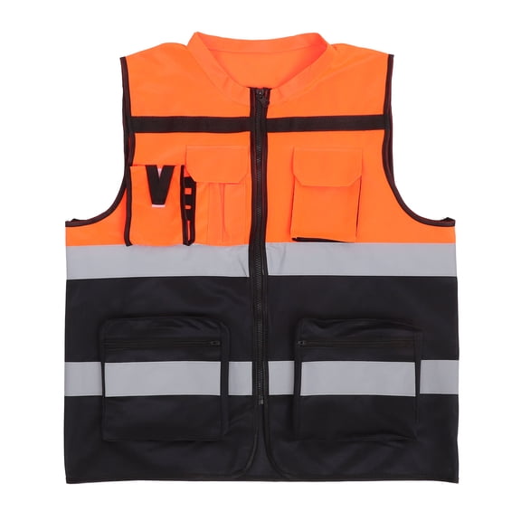 LOLIPPYY High Visibility Safety Vest for Construction and Road Work, 1 Piece Reflective Vest