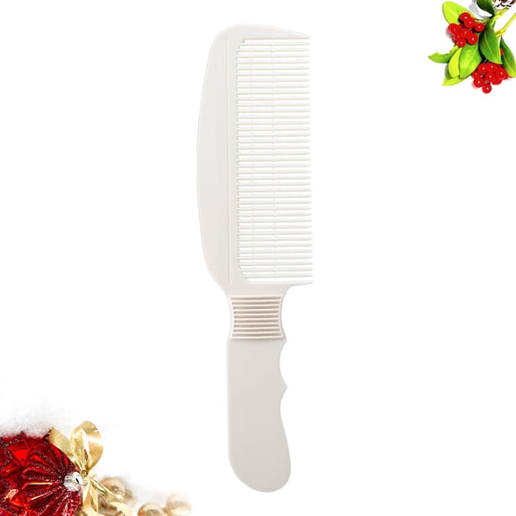 LOLIPPYY Salon Hair Comb White Lightweight with Ergonomic Design for Easy Handling and Styling