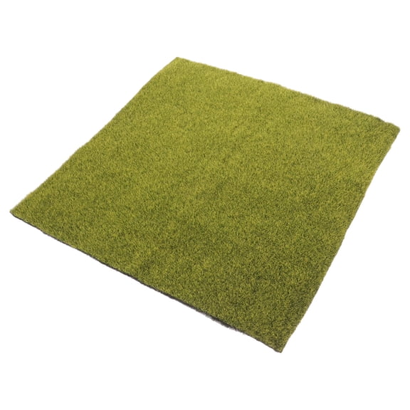 LOLIPPYY Olive Green Fake Turf Foam Sand Table for Home Decoration, 1 Piece