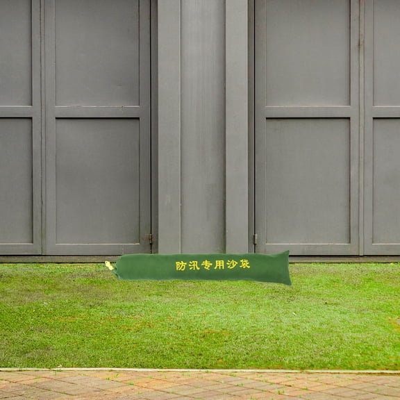 LOLIPPYY Sandbag Flood Barrier Thick Canvas Green Flooding Prevention Equipment 1Set