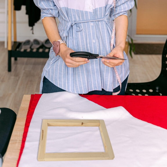 LOLIPPYY Screen Printing Frame Wooden Silk Screen Frame for Home DIY Reusable Practical and Portable