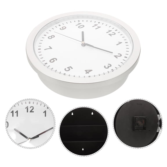 LOLIPPYY Secret Storage Decor Hidden Safe Box White Plastic Valuables Storage 1Pcs