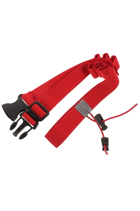 Secure Reflective Race Belt in Red for Running and Outdoor Sports Bib Fastening