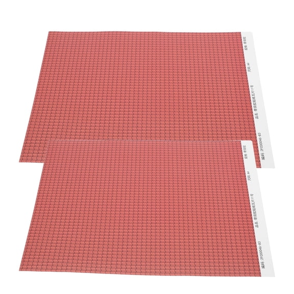 LOLIPPYY Brown Self-Adhesive Roofing Tiles for Dollhouse, Model Building, Craft Projects, and Architectural Miniatures