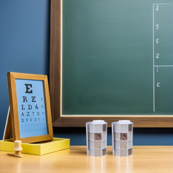 LOLIPPYY Self Adhesive Chalkboard Border Strips PVC Checked Design for Bulletin Boards