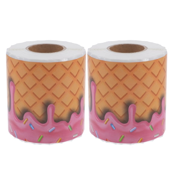 LOLIPPYY Self Adhesive Ice Cream Bulletin Board Border Trim Stickers Paper for Classroom Decor