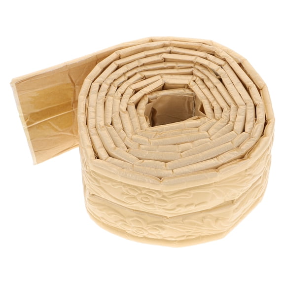 LOLIPPYY Golden Self-Adhesive Wall Skirting Border for Easy Installation