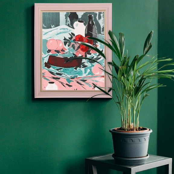 LOLIPPYY Self Assembly Canvas Frame Wood Photo Holder with Simple Design and Natural Warm Appearance