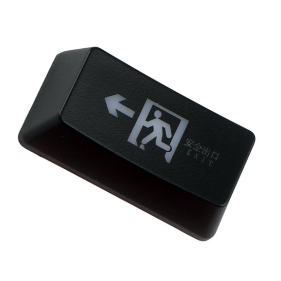 LOLIPPYY Shine Through Black Key Cap for Gaming Keyboard with Pollution Free ABS Material