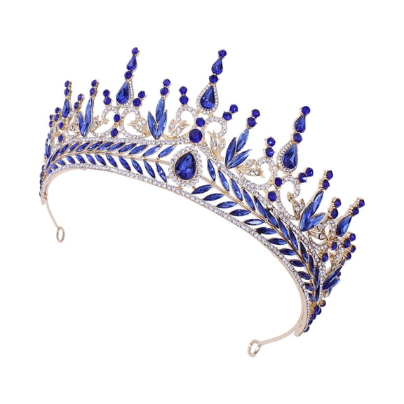 LOLIPPYY Shiny Bride Crown Hairpiece for Women at Celebration 1Pcs