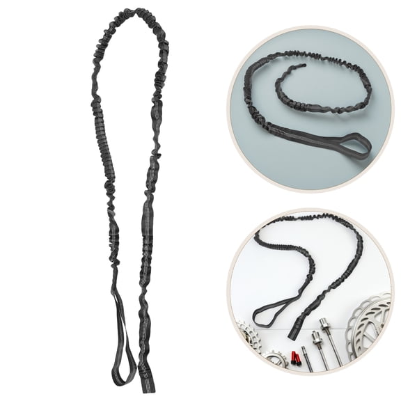 LOLIPPYY Elastic Shock Absorbing Bike Tow Line for Safe Trail Riding and Uphill Assistance with Stretchable Design
