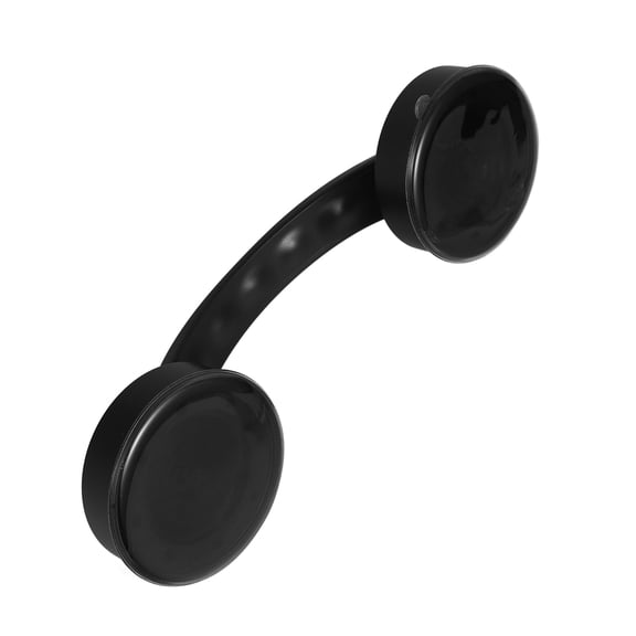 LOLIPPYY Shower Grab Bar Black Plastic Safety Handrail for Elderly and Disabled Support