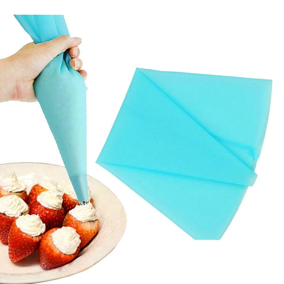 LOLIPPYY Silicone Baking Tools Set with Reusable Pastry Bags for Cake Decorating and Baking Accessories