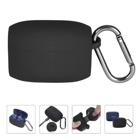 LOLIPPYY Silicone Earbud Storage Box Cover with Hook Design Minimalist Style 1 Pc for Active 65t 2.5x1.98x0.98 Inch