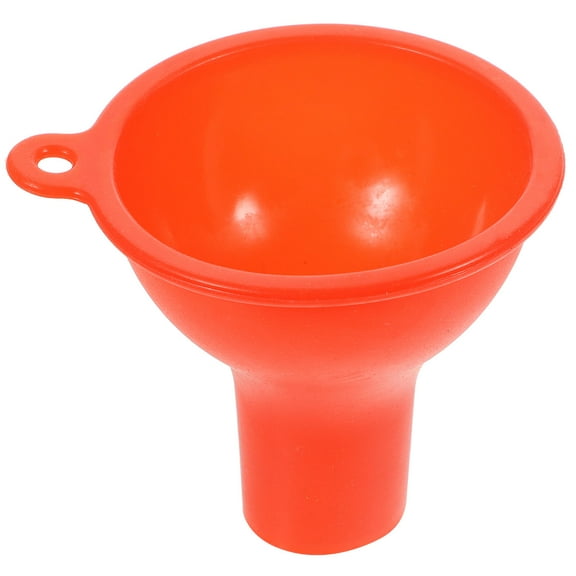 LOLIPPYY Silicone Kitchen Funnel with Hole Design for Convenient Storage and Food Transfer