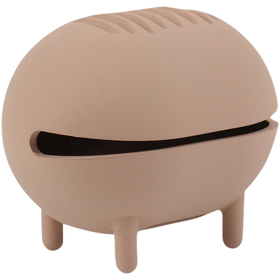 LOLIPPYY Reusable Silicone Makeup Sponge Case Light Brown for Travel and Cosmetic Storage
