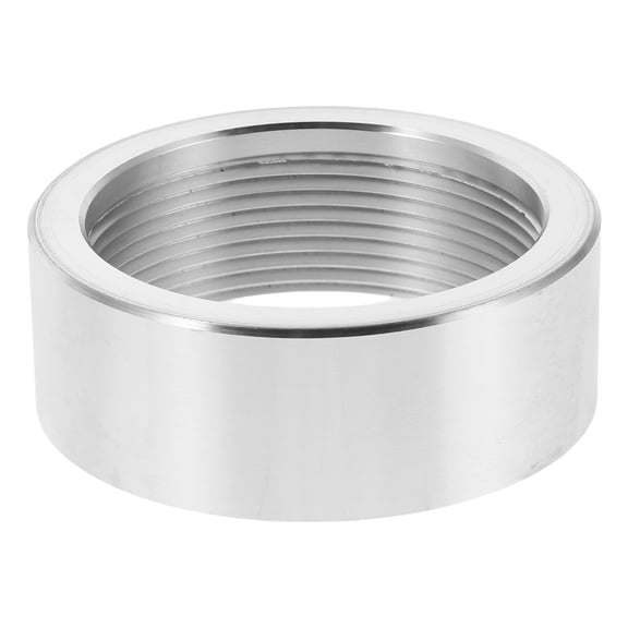 LOLIPPYY Silver Aluminum 2 Inch Npt Female Weld Bung Universal Automotive Exhaust Pipe Leak Resistant