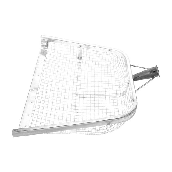 LOLIPPYY Silver Iron Sifting Shovel MultiFunctional Outdoor Gardening Tool Compact Lightweight for Garden Use 12.5x4.5 Inches