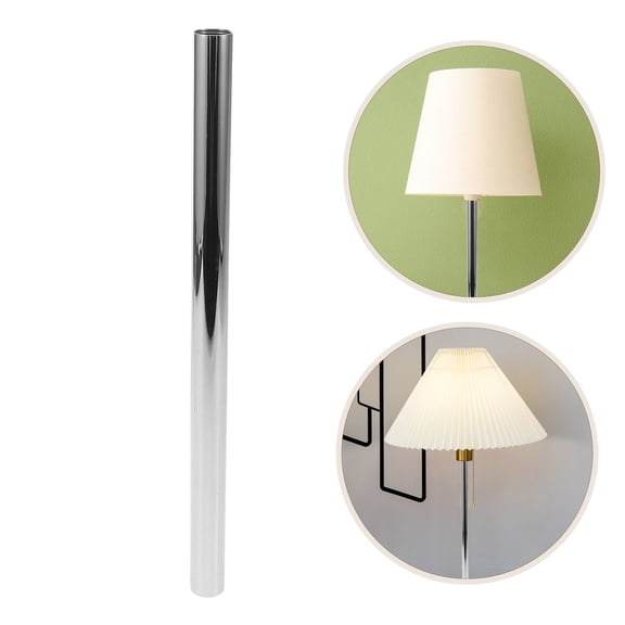 LOLIPPYY Silver Lamp Repair Rod Stainless Steel Connecting Pole for Home Floor Lamp Extension
