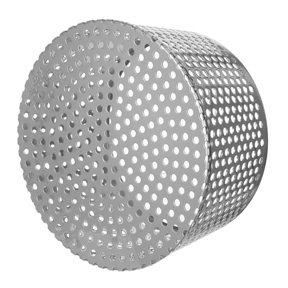 LOLIPPYY Silver Stainless Steel Dome Drain Cover for Garage and Outdoor with Easy Installation