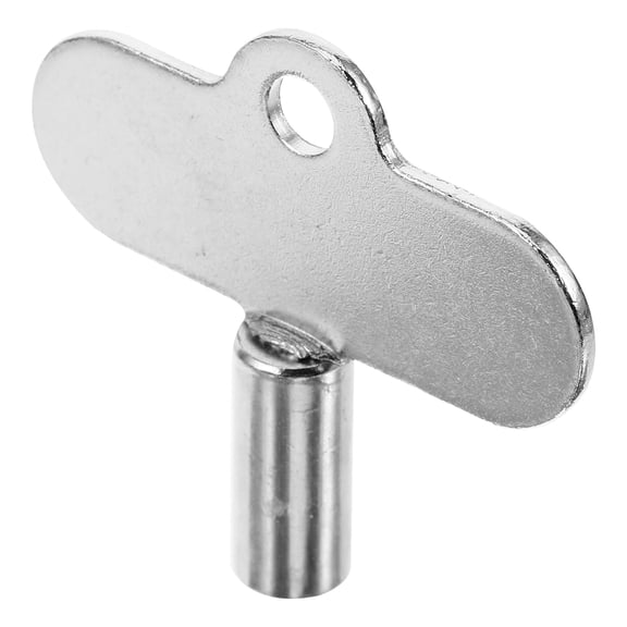 LOLIPPYY Silver Zinc Alloy Radiator Air Bleeder Valve Key for Universal Use Compact and Durable Size 1.5 inches