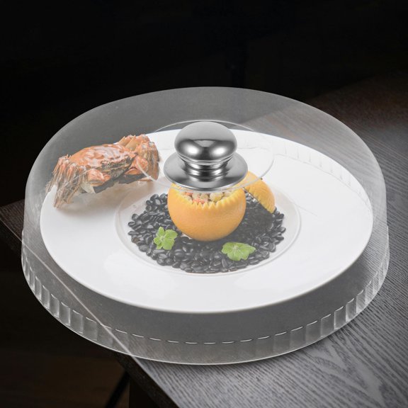 LOLIPPYY Simple Clear Cake Dome Lid for Freshness and Easy Maintenance in Kitchen Use
