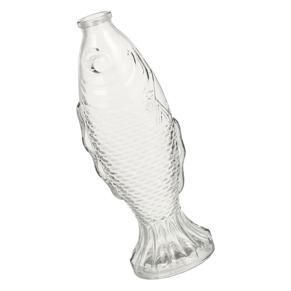 LOLIPPYY Simple Glass Vase with Cork Stopper Transparent Bottle for Message Jar and Decor Use