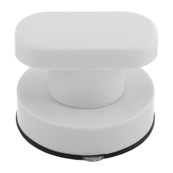 LOLIPPYY Simple and Sleek Design Handle White Plastic 1Pcs Strong Adhesion for Drawers