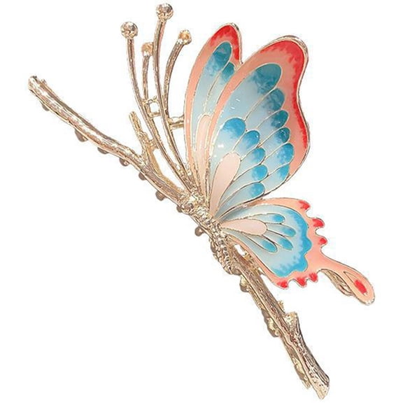 LOLIPPYY Butterfly Hair Clip for Thick Hair, Hair Accessory for Celebrations and Daily Use, 1 Piece