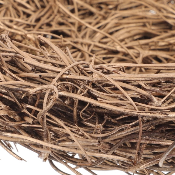 LOLIPPYY Simulation Rattan Bird Nest Light Brown for Wedding Decoration and Easter Seasonal Display