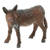 LOLIPPYY Realistic Donkey Figurine Model, Lifelike Animal Sculpture for Display, Collection, and Home Decor