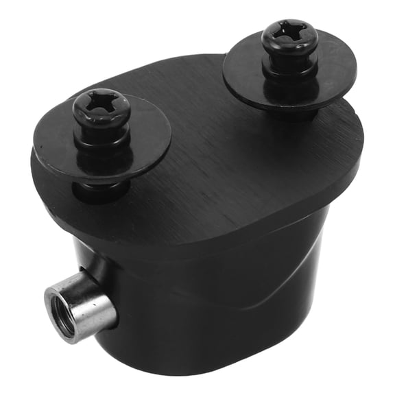 LOLIPPYY Single End Drum Lugs Black Metal Snare Drum Accessory for Stable Percussion Performance