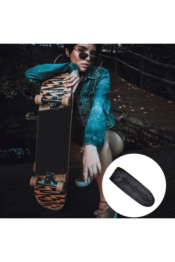 Skateboard Accessories Adjustable Longboard Backpack with Compact and Lightweight Design