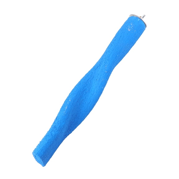 LOLIPPYY Sky Blue Cage Accessories Bird Stand Grind Arenaceous Stick for Parakeet and Parrot