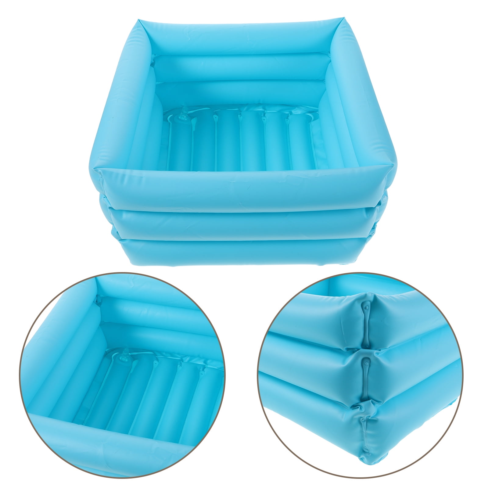 LOLIPPYY Sky Inflatable Foldable Foot Soaking Tub PVC Basin for Indoor ...