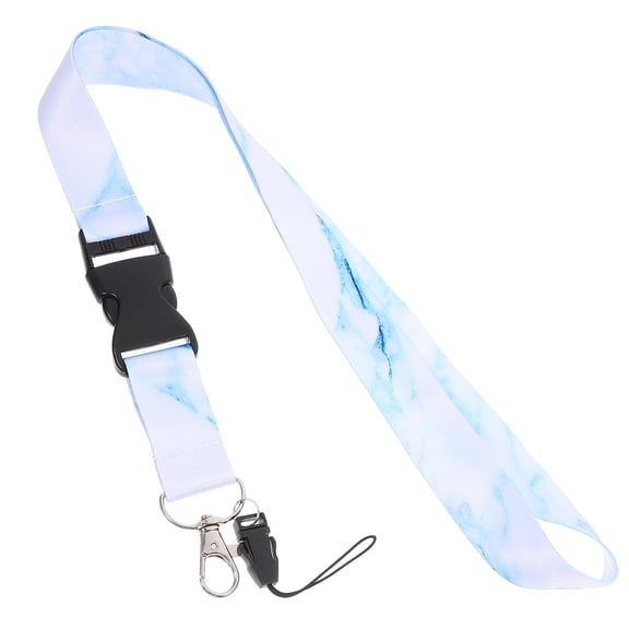 LOLIPPYY Sky Polyester Lanyard with Clip for ID Badges, Cards, Office Use, Travel, Lightweight and Comfortable to Wear