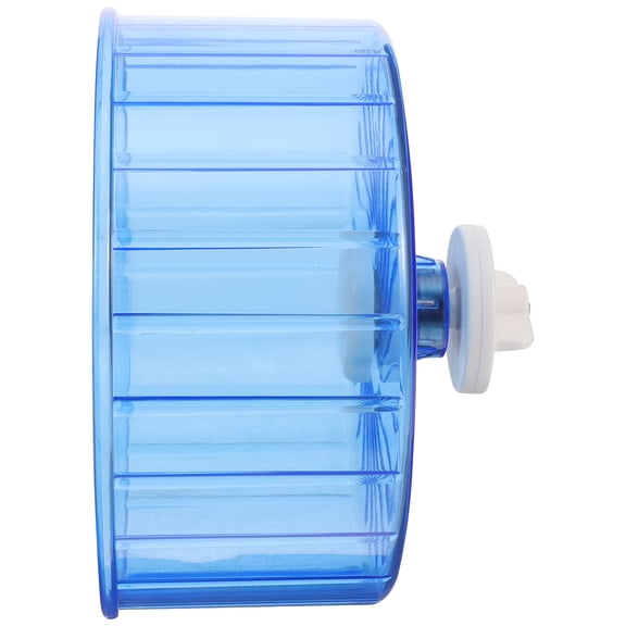 LOLIPPYY Sky Blue Large Silent Hamster Wheel for Exercise Use with Smooth Edge Design