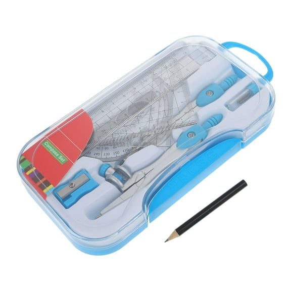 LOLIPPYY SkyBlue Professional Drafting Kit for Students and Artists with Storage Box and Plastic Tools