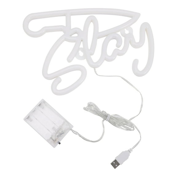 LOLIPPYY Slay Neon Sign LED Neon Light Sign LED Neon Sign Decorative Neon Sign for Bedroom