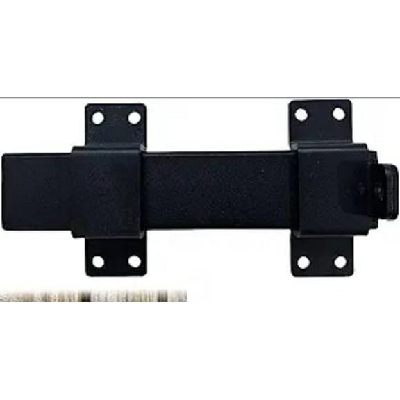 LOLIPPYY Slide Bolt Latch: Metal Heavy-Duty Adjustable Sliding Door Lock with Padlock Hole Safety Slide Latch for Barns Patios Outdoor Fence Door