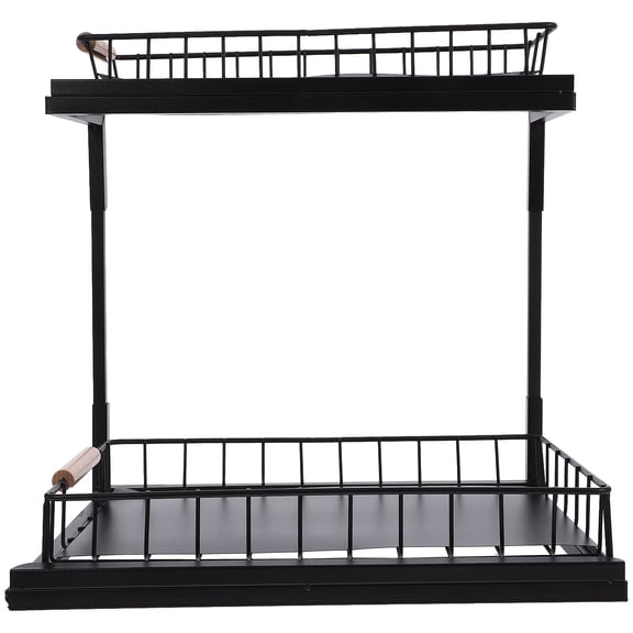 LOLIPPYY Sliding Access Pull Out Cabinet Organizer Carbon Steel for Homeowners 1Pcs