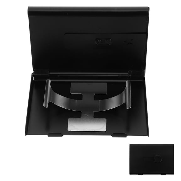 LOLIPPYY Stainless Steel Business Card Holder with Large Capacity, Portable Desk and Pocket Organizer for Men and Women