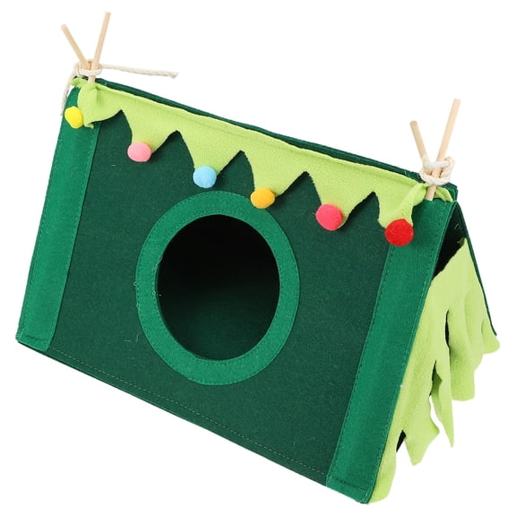 LOLIPPYY Small Animal Hideout Cozy Hamster Nest Felt Tent 1Set for Guinea Pig
